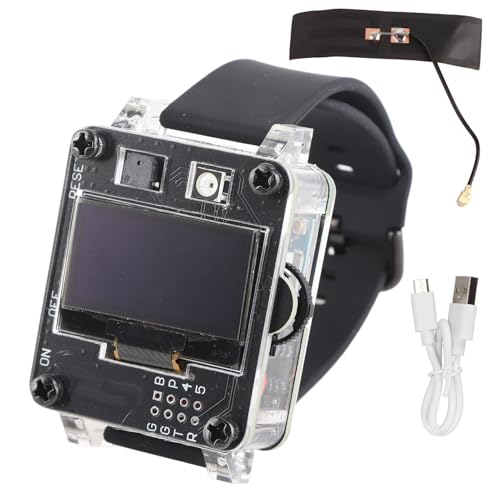 WiFi Jammer WiFi Deauther Watch, SE ESP8266 Placa de Desarrollo Programable Smartwatch Portátil con Zumbador, WiFi Deauther Watch para Herramienta de Prueba de Control de Ataque