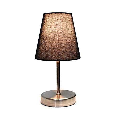 Simple Designs Sand Nickel Mini Table Lamp #TOP14
