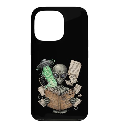 Alien UFO Top Secret Cosmic Chart Genetic Intel X-File UAP Case for iPhone 13 Pro