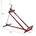 Rpuzonier Ride on Lawn Mower Jack Lift, 800 Lbs Capacity Lawn Tractor Lifter Telescopic Maintenance Jack for Lawn Mowers and Garden Tractors, Lawn Tractor + 45°Tilt Adjustable (Red)