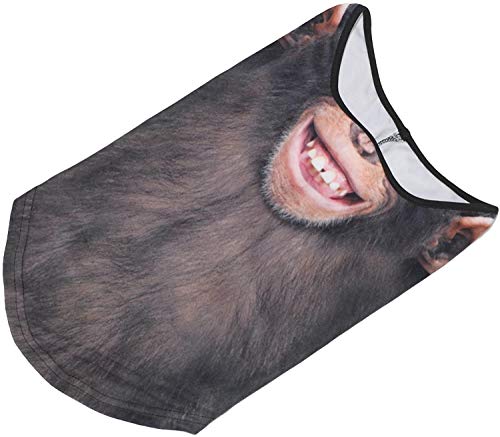 3D Print Animal Balaclava Breathable Anti-Uv Windproof Face Mask For Motorcycle Cycling Hiking Ski, Dq_Q-41, One Size #TOP4
