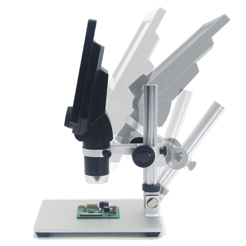 Microscope numérique écran LCD 7 pouces loupe 1200x et lames de microscope - 5