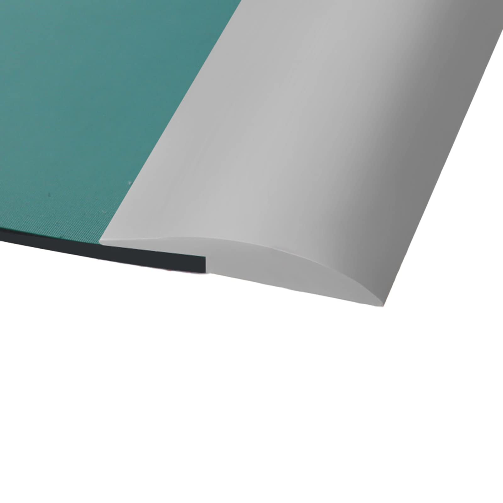 Bande de transition pour sol en PVC gris de 3 cm pour jonction bois et vinyle