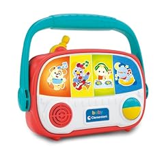 Clementoni Baby Baby Radio, Radiolina Neonati 6-36 Mesi, Centro attività Interattivo, Gioco Musicale con Effetti Luminosi, Stimola Sviluppo Psicomotorio e Cognitivo, Lingua Italiana, 17541