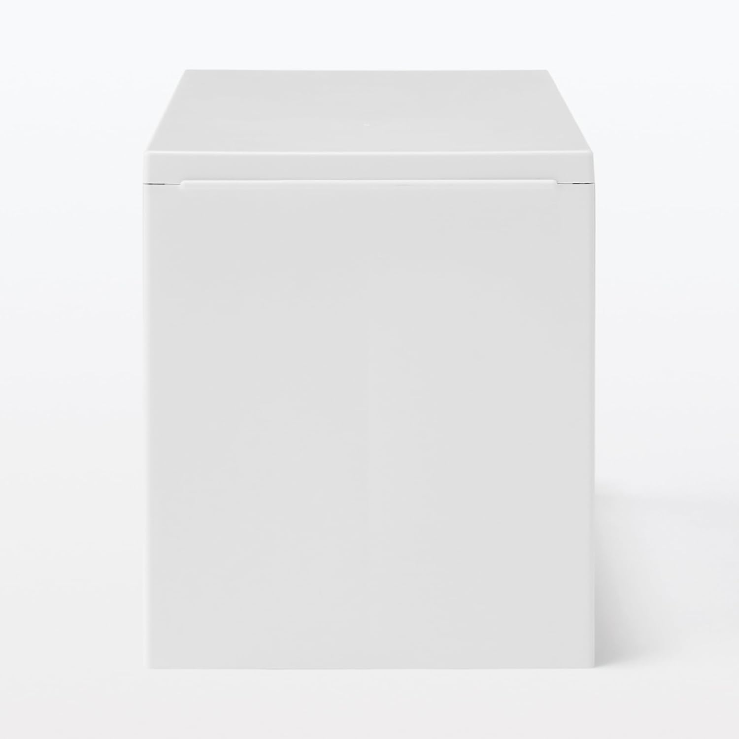 無印良品 MUJI 84425035 Recycled Polypropylene Storage Stocker, Extra Medium, White Gray