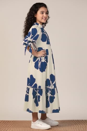 Image of Fashion Dream Girl's Rayon Floral Printed Dress|Girls Dress|Western Dress|Casual Wear