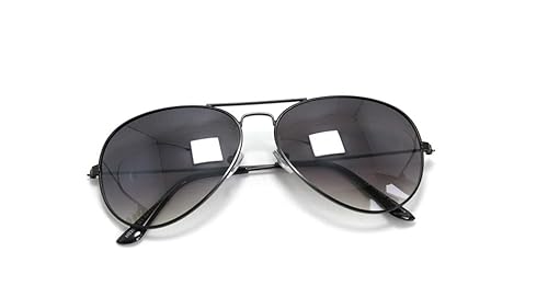 Óculos De Sol Solar Aviador Metal Masculino Feminino (Preto-Degradê)