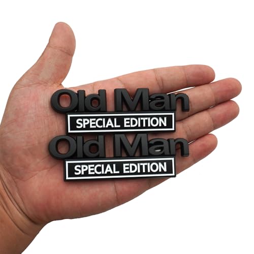 Emblemas de Old Man 3D decorativos para ventanillas de SUV y scooters 2