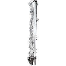 Premier 1 ElectroStop 42"H x 164L Portable Electric Fence with Built-in Double Spike Posts for Extra Stability | White/Black Fence for Sheep & Goats