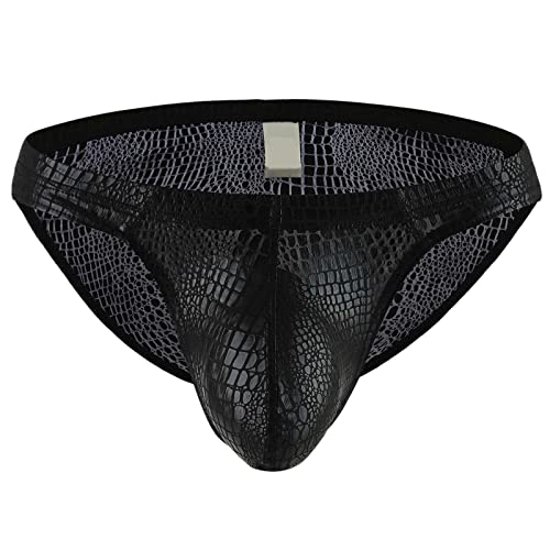 Men's Thong Underwear G-String Jockstraps Sissy Bulge Ball Pouch C Strings Ultra Thin Open Hole Breathable T-Back