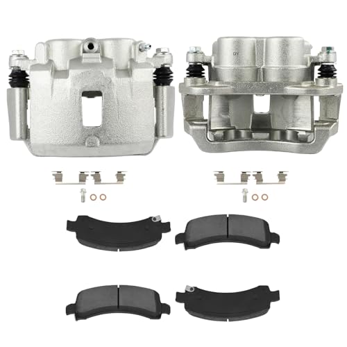 Image of SCITOO Rear Disc Brake Kit - Brake Calipers with Pads 18B4934 18B4935 | For Chevrolet For Express 2500 /For Express 3500,For GMC For Savana 2500 /For Savana 3500 Ceramic Brake Pads D974-7875