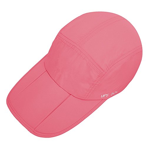 Upf 50+ Foldable Baseball Cap Sun Protection Quick Dry Portable Folding Hats For Men Or Women, Pink #TOP1