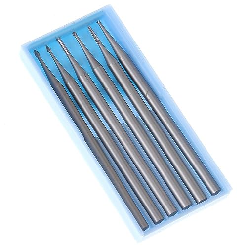Set de 6 fresas de carburo 2.35mm para grabado miniatura 5