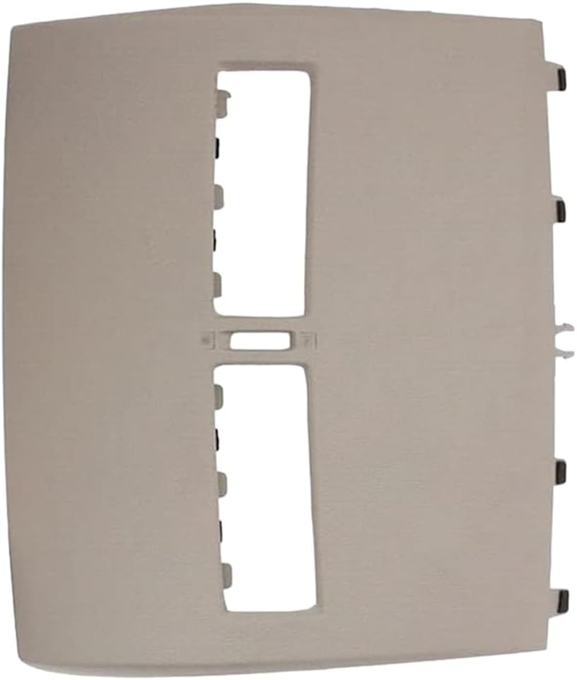 Instrument Dash Panel Dashboard Gauge Cover Bezel Trim, Front Dash Radio Bezel Center Trim Panel Cover, 2007-2012 Compatible with Nissan Versa - Beige