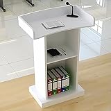 Vielfältige Anwendungsmöglichkeiten: Dieses Podium kann auch als Kirchenpodium, Kassiertisch, Stehpult, Hochzeitspodium, Gastgeberstand und Podium verwendet werden. Mit seinem professionellen Aussehen können Sie es in Restaurants, Kirchen, Klassenzimmern, Seminaren, Familien, Schulen und anderen Orten verwenden.