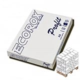 Carta A4 Da Stampa Multiuso, 80gram, 5 Risme, 2500 fogli Ecorox Profit
