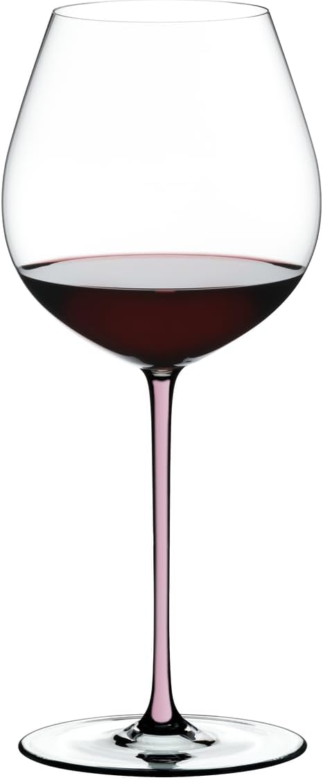 Riedel Fatto A Mano Old World Pinot Noir Wine Glass, Pink