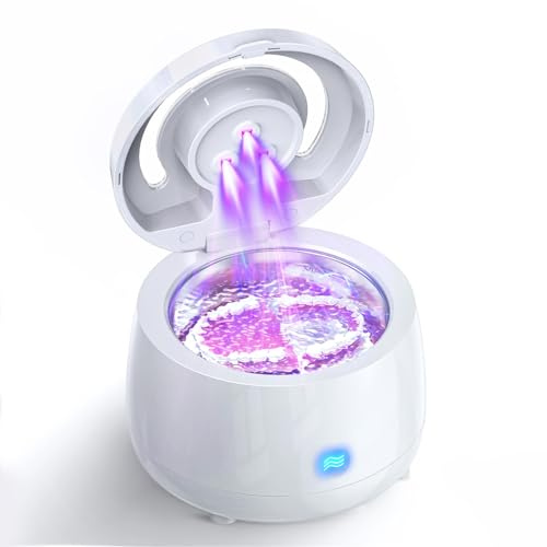 UV Cleaner, Sonic Retainer Cleaner Machine, for Dentures, Retainer, Aligner, Mouth Guard, Toothbrush Head, Jewelry, Portable Professional Cleaner Machine for all Dental