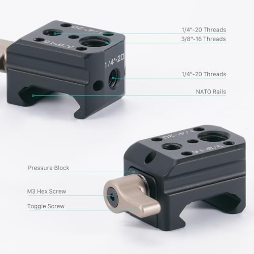 Tilta NATO Accessory Mounting Adapter - Black TA-NMA-B - Image 3