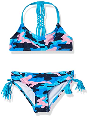 Image of Kanu Surf Girls' Willow V-Neck Bikini Beach Sport 2-Piece Swimsuits