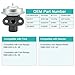 AULINK EGV671 EGR Exhaust Gas Recirculation Valve (3.0L 4.0L V6) For Ford Ranger 1998-2003,for Mazda B3000 1998-2003, F87Z9D475GA 130-345 19146022 2-26194