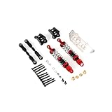 LCX 1/10th RC Crawler Car Rear Cantilever Kit Suspension Shock Set for RC Car TRX4, Upgrades Parts Accessories