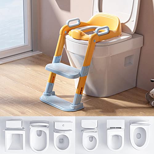 Assento de Treinamento Potty Assento de Toalete de Criança com de Escadote Potty Training Assento de