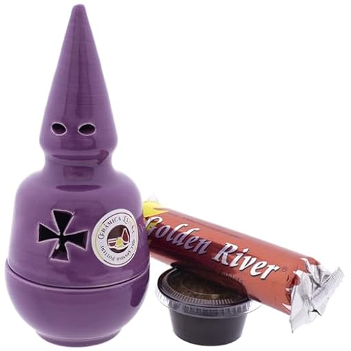 CERÁMICA ESPAÑA | Incensario nazareno Morado | Incensarios religiosos | Incensarios de Barro | Incensarios Originales | Incensario Semana Santa | 9x9x20 cm | Accesorios Incluidos | Ya disponible en tu tienda friki favorita! En mundofriki.es!