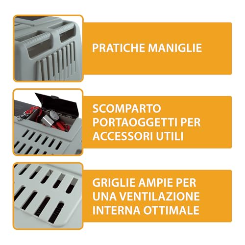 Trasportino animali Ferplast 73112017 Atlas Car Scenic 80 Nero - 4