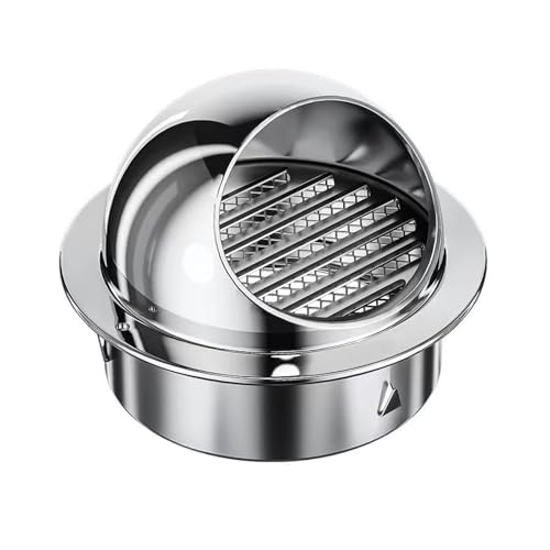 Grille de ventilation pour cheminée anti-infiltration d'eau et hotte murale extérieure - 2