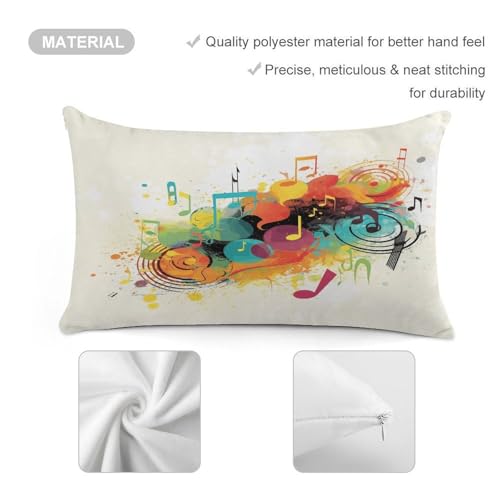 Funda de almohada lumbar de 12 x 20 pulgadas de felpa rectangular resistente a decoloración 4