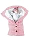 XMWEALTHY Unisex Infant Swaddle Blankets Soft Thick Fleece Knit Baby Girls Boys Stroller Wraps Newborn Baby Accessory Light Pink