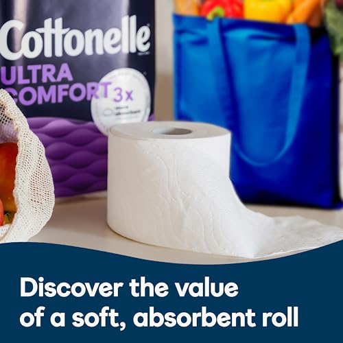 Image of Cottonelle Ultra Comfort Toilet Paper: 6 Mega Rolls (24 Regular Rolls), 244 Sheets Each