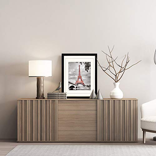 Luxdart 12X16 Frames With Mat To Display 11X14 Picture Or 8.5X11 Photo 12 X 16 Black Solid Wood Picture Frame Wall Art For Living Room Wall Mount And Tabletop Decor(2 Mats) #TOP6
