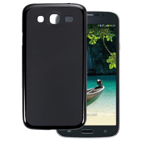 OAGELIM Case Compatible with Samsung Galaxy Mega 5.8 I9150 Case Shockproof TPU Soft Flexible Gel Protective Phone Cover with Anti-Scratch & Military-Grade Anti-Drop (Black)