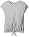 The Children's Place Big Girls' Short Sleeve Tie Top