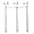69787 Grill Burner Tubes for Weber Spirit & Spirit II 300 Series, Spirit E310 E320 E330 S310 S320 S330 SP330 Gas Grills with Up Front Control, Stainless Steel 304, 18 Inch for Weber Spirit Grill Parts