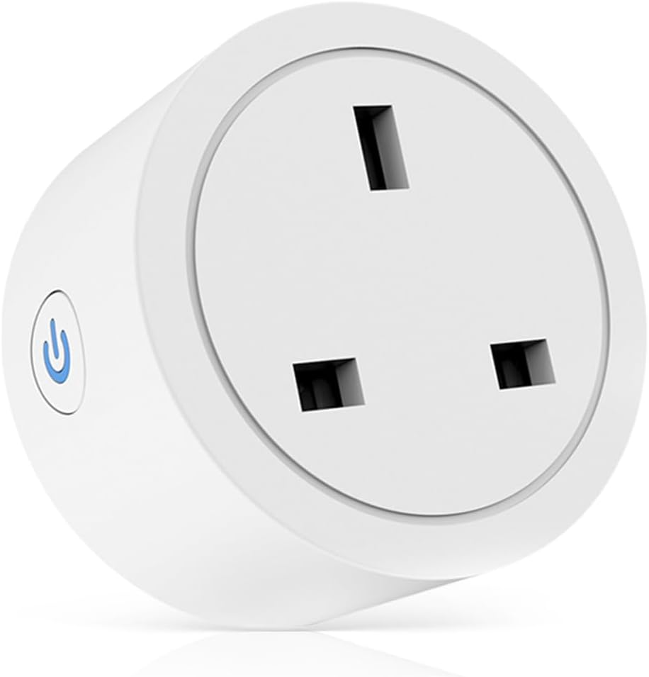 Maxesla Smart Plug Works with Alexa, 20A Smart Plug with Energy Monitoring, Smart Home Socket Works with Google Assistant, Wireless Timer Plug with Remote & Voice Control, 2.4 GHz Wi-Fi, 1-Pack