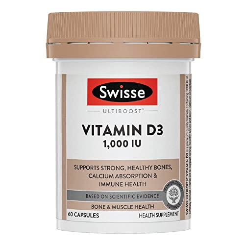 Ultiboost Vitamin D3 1000Iu Capsule (Support Strong Healthy Bones) 60S