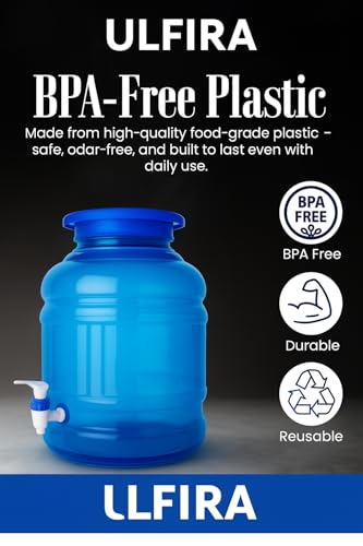 Image of 10 Litre BPA-Free Water Dispenser with Tap | Food-Grade Plastic Water Container for Home & Office