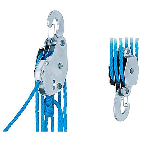 Flaschenzug 300kg mit Seilbremse Schoerken