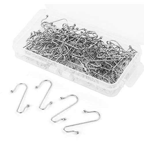 Christmas Ornament Hooks, 120 Pcs Sliver Ornament Hooks Christmas Ornament Hangers for Xmas Tree Decorations, Metal Wire Xmas Tree Ornaments Hook S-Shaped Anchors for Xmas Party Holiday Ball