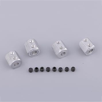 Set of Adapter Couplings for RC Rim 08065 12mm / HSP 10th