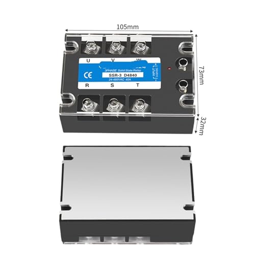 Relais statique triphasé AC-AC 40A commutation électronique fiable et performante - 3