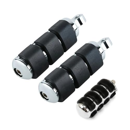 Pédales de moto universelles anti-vibrations pour Sportster