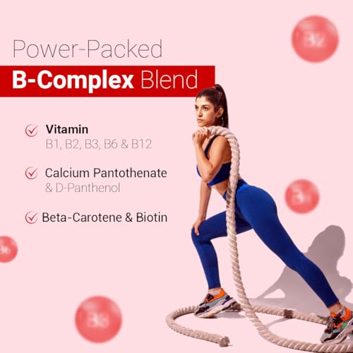 Image of CUREFOREVER Vitamin B Complex Tablets. B Vitamins with B1, B2,B5, B6, Biotin & B12 | Supports Energy, Metabolism & Immunity | 120 Vegan Tablets