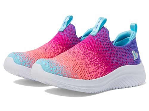 Skechers Kids Ultra Flex 3.0 - Neontastic Sneaker, Coral/Multi, 12.5 Little Kid2