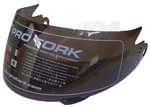 Pro Tork Viseira 2, 0 mm Capacete V-Pro Jet Fumê, Tamanho único