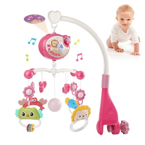 Cot Mobile for Baby Crib Mobile with Music and Projection