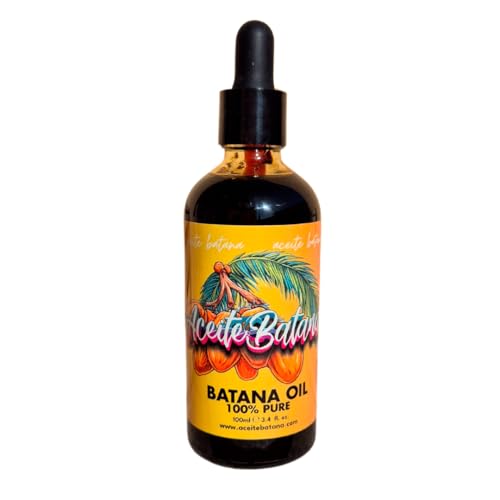 Aceite de Batana para el cabello 'Batana Oil' Elaborado en Honduras 100% Natural y Puro, estimula el crecimiento capilar, aumenta la densidad capilar, recupera el pelo dañado, elimina el frizz (100ml)